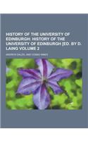 History of the University of Edinburgh Volume 2: (English)