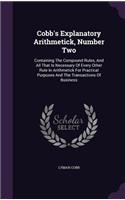 Cobb's Explanatory Arithmetick, Number Two