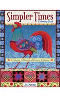 Simpler Times Coloring Book: A Coloring Celebration of Country Traditions