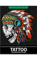 Amazing Tattoo Coloring Book for men