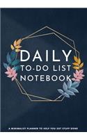 DAILY TO-DO LIST NOTEBOOK A Minimalist Planner to Help You Get Stuff Done