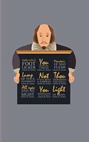 Lewdly Inclin'd Foot Licker...: Funny Shakespeare Insults 2020 Planner - Weekly & Monthly Pocket Calendar - 6x9 Softcover Organizer - For Nerds & Classic Literature Fans