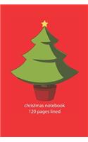 christmas notebook 120 pages lined: christmas notebook lined christmas diary christmas booklet christmas recipe book tree notebook ruled christmas journal 120 pages 6x9 inches ca. DIN 