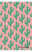 Notebook: Succulent Large Ruled Journal Notebook Planner - 120-Page Wide Ruled Paper for Writing Ideas Planning Doodling Journaling for Women Girls Teens - 6x