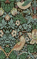 Journal: Art Nouveau Birds and Flower Print - 150 College-ruled Pages - 8.5 x 11 - A4 Size(Vintage Floral Designs)