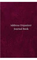Address Organizer Journal Book
