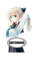 Sketchbook : Girl Anime 10: 120 Pages of 8.5 x 11 Blank Paper for Drawing, Doodling or Sketching (Sketchbooks)