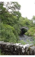 Bridge Over a Stream in Scotland Journal: 150 Page Lined Notebook/Diary