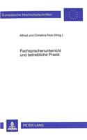 Fachsprachenunterricht Und Betriebliche Praxis