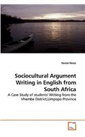 Sociocultural Argument Writing in English from South Africa