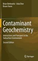 Contaminant Geochemistry