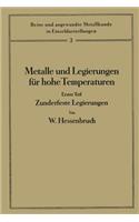Metalle und Legierungen für hohe Temperaturen