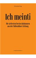 Ich meinti IV
