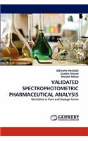 Validated Spectrophotometric Pharmaceutical Analysis