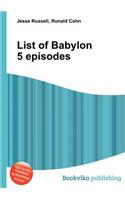 List of Babylon 5 Episodes: (English)