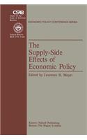 Supply-Side Effects of Economic Policy