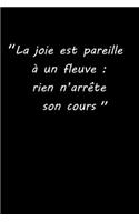 La joie est pareille à un fleuve
