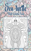 Sea turtle - Adult Coloring Book