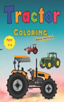 Tractor Coloring Books for Kids Ages 2-4