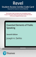 Revel for Essential Elements of Public Speaking -- Combo Access Card