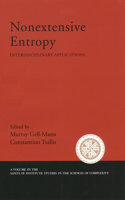 Nonextensive Entropy: Interdisciplinary Applications