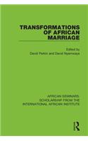 Transformations of African Marriage