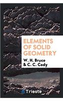 ELEMENTS OF SOLID GEOMETRY