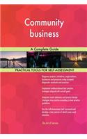 Community business A Complete Guide