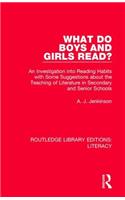 What do Boys and Girls Read?