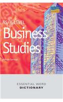 AS/A-level Business Studies Essential Word Dictionary