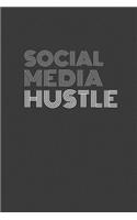 Social media hustle: Social media agenda/journal/notebook