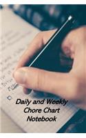 Daily and Weekly Chore Chart Notebook