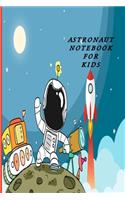 Astronaut Notebook for Kids: Fun colorful spaceman themed sketchbook for kids to draw, paint and crayon in. Great gift.