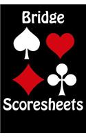 Bridge Scoresheets: 100 Tally Scoresheets for Rubber Bridge