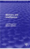 Memory and Intelligence (Psychology Revivals)