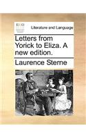 Letters from Yorick to Eliza. A new edition.: (English)