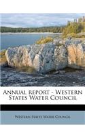 Annual Report - Western States Water Council