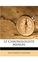 Le Chronologiste Manuel
