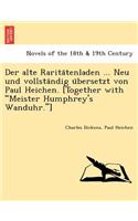 Alte Rarita Tenladen ... Neu Und Vollsta Ndig U Bersetzt Von Paul Heichen. [Together with 