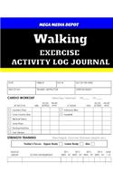 Walking Exercise Activity Log Journal