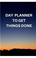 Day Planner To Get Things Done