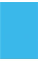 Deep Sky Blue Notebook: 150 Dot Grid Pages