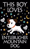 This Boy Loves Entlebucher Mountain Dog Notebook