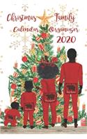 Christmas Family Calendar Organizer 2020