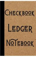 Checkbook Ledger Notebook: 6 Column Debit Card and Personal Checking Account Transaction Register Logbook Track Deposits Debits and Running Balance