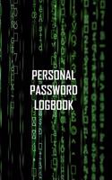 Personal Password Logbook Digital Coding Cover