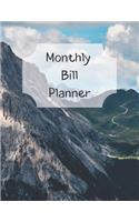 Monthly Bill Planner: Financial Budget Planner Expense Tracker Bill Organizer, Expense Tracker Budget Planner