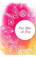 One Line A Day: One Line a Day Journal Five Years of Memories, Diary, Dated and Lined Book, 6x9"(11 Five Year Journal)