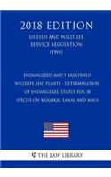 Endangered and Threatened Wildlife and Plants - Determination of Endangered Status for 38 Species on Molokai, Lanai, and Maui (US Fish and Wildlife Service Regulation) (FWS) (2018 Edition)