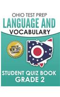 Ohio Test Prep Language & Vocabulary Student Quiz Book Grade 2